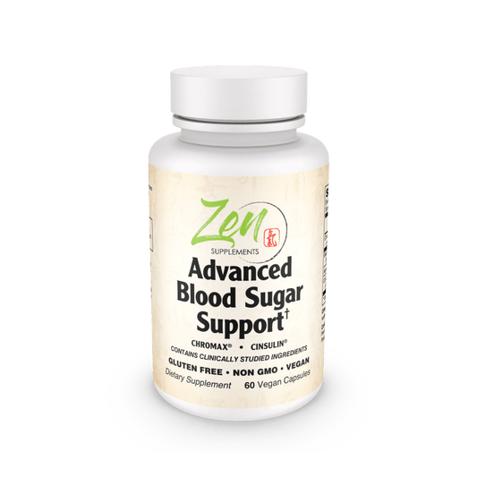 Advanced Blood Sugar Support Supplement - 60caps Glucose Control