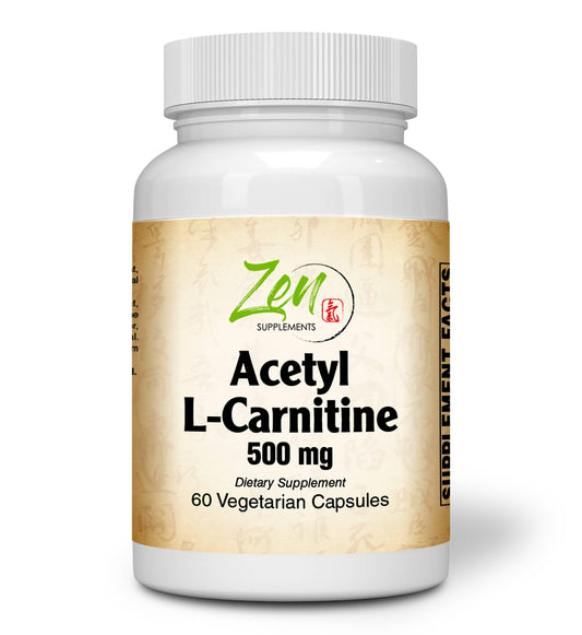 Acetyl L-Carnitine 500mg - 60 Vegcaps