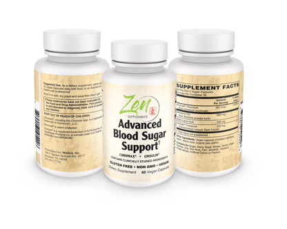 Advanced Blood Sugar Support Supplement - 60caps Glucose Control