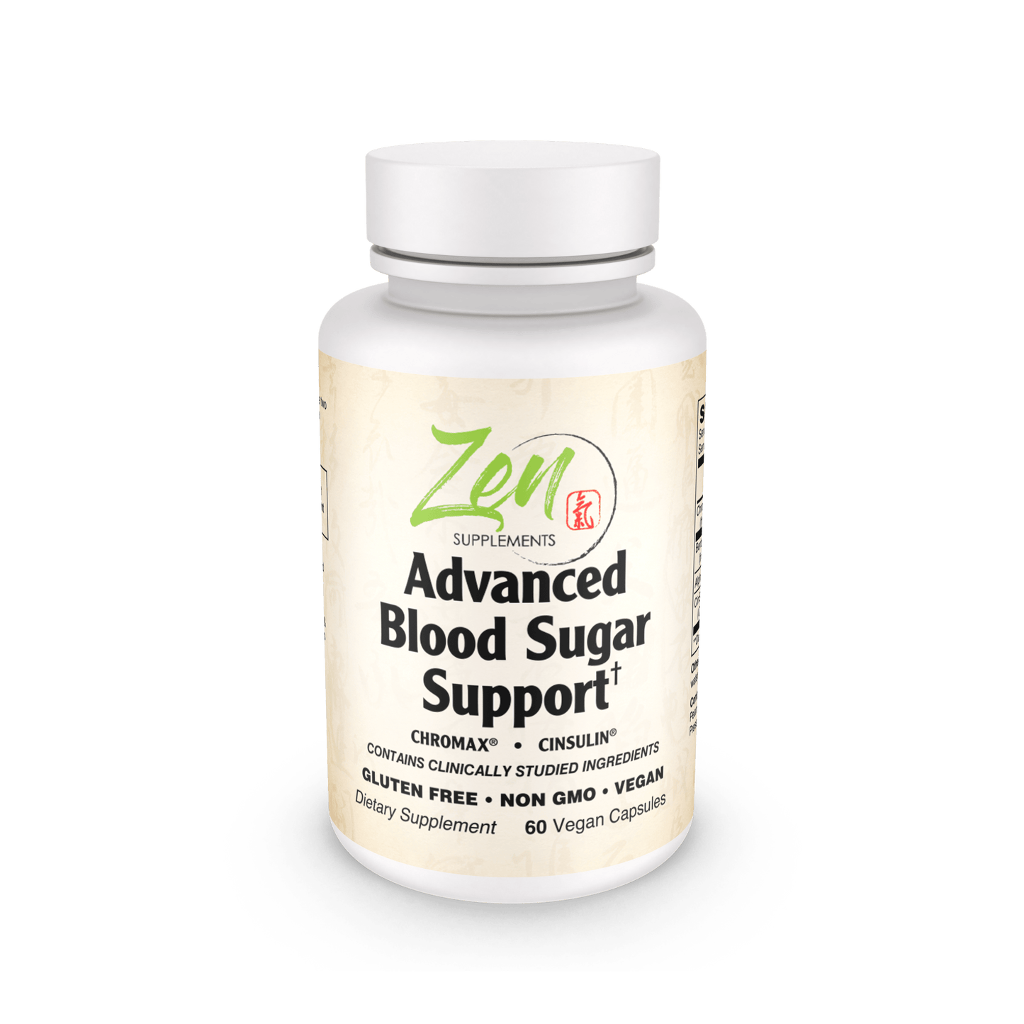 Advanced Blood Sugar Support Supplement - 60caps Glucose Control