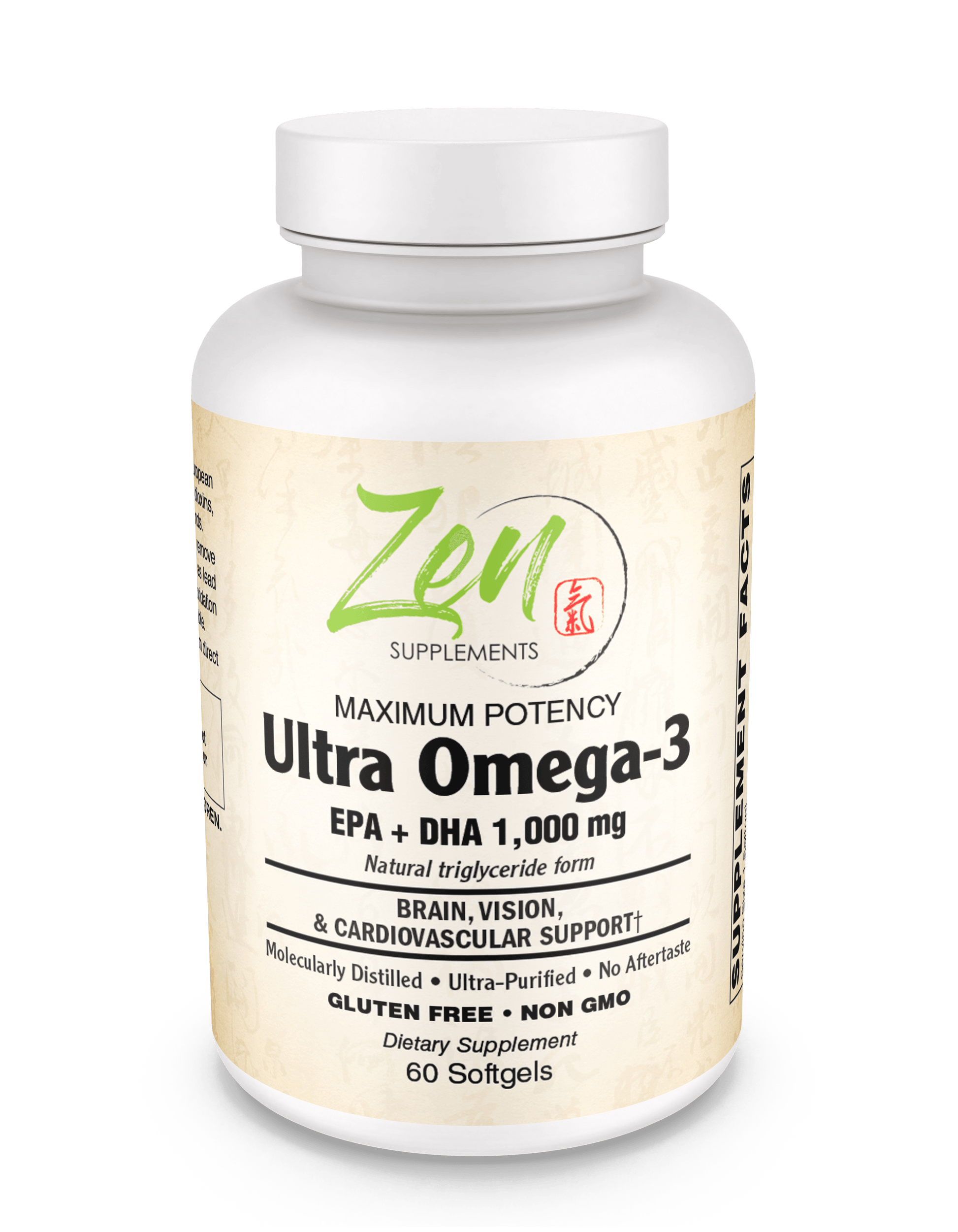 Ultra Omega-3 Fish Oil Supplement 60 SoftGels