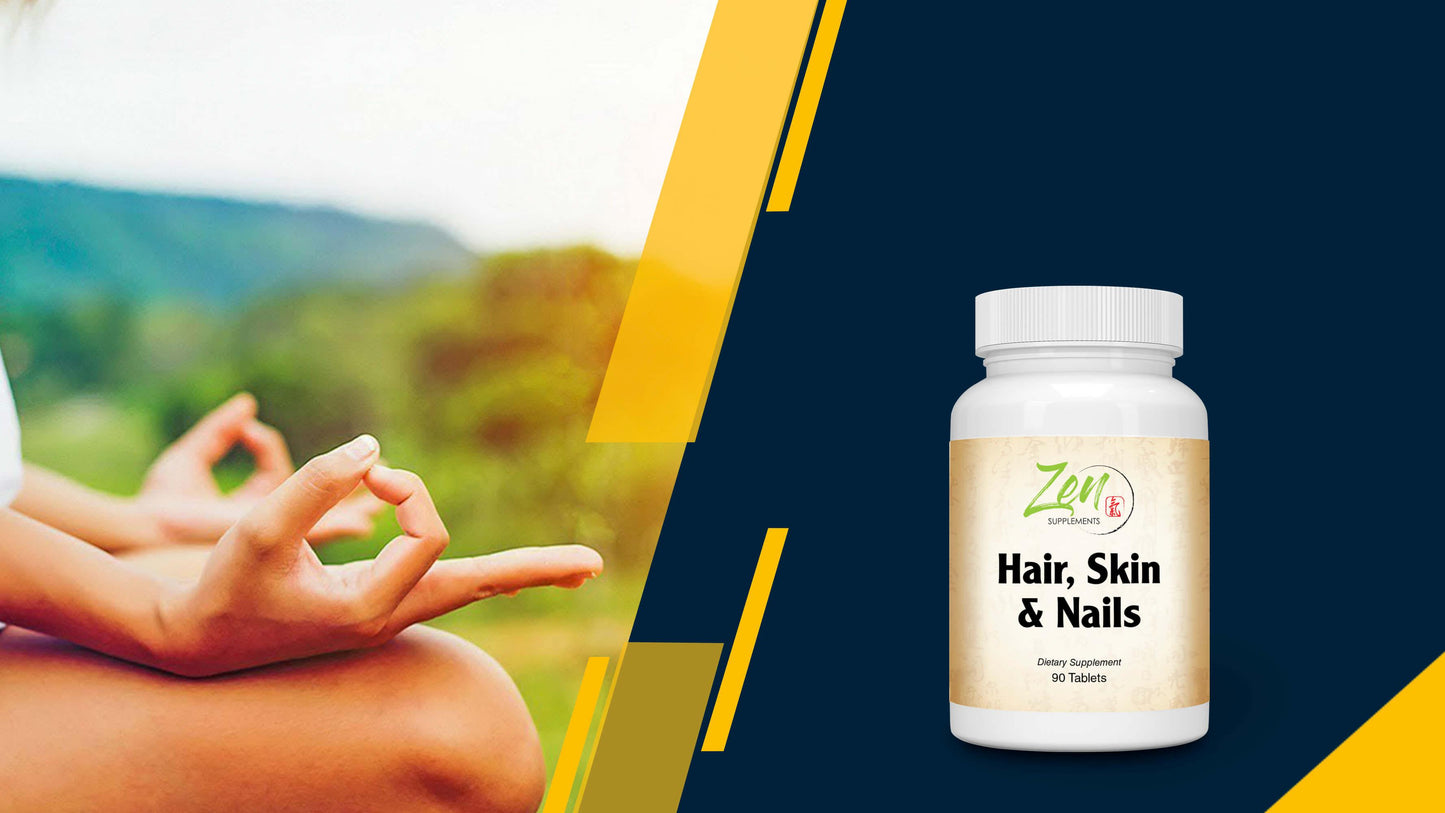 Hair, Skin & Nails Formula - With Biotin - 90 Tabs