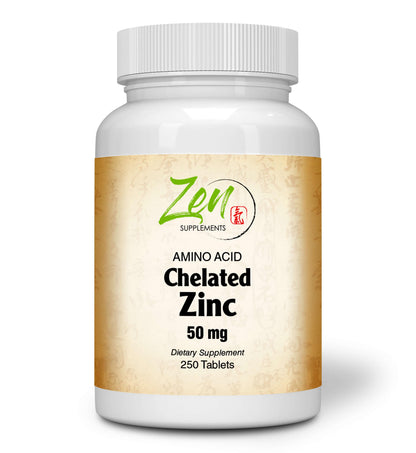 Zinc (Amino Acid Chelated) 50mg - 250 Tabs