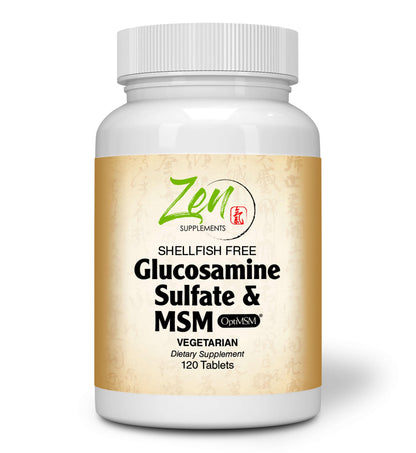 Glucosamine & MSM 500mg (Shellfish Free)- 120 Tabs