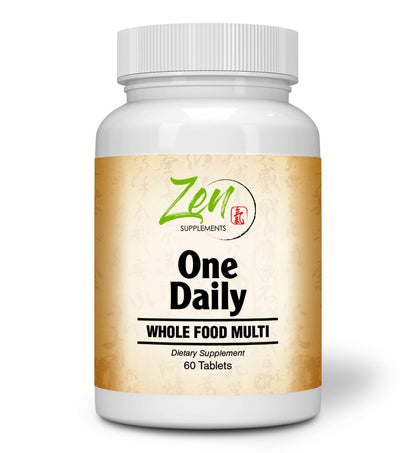 One Daily Whole-Food Multi-Vitamin - Probiotics & Enzymes - 60 Tabs