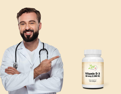 Vitamin D-3 2000IU - 100 Softgel