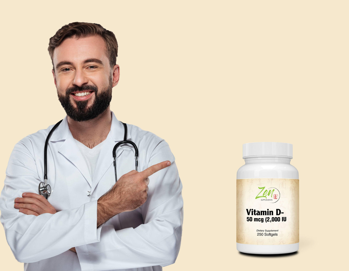 Vitamin D-3 2000IU - 250 Softgel