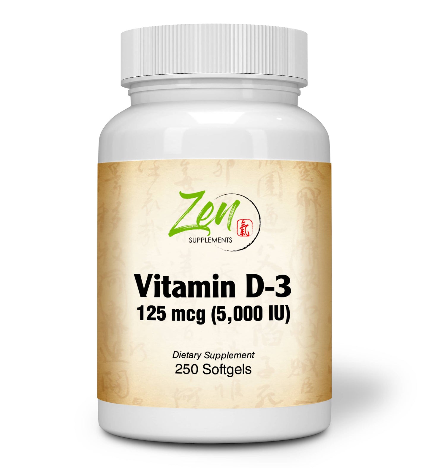Vitamin D-3 5000IU - 250 Softgel