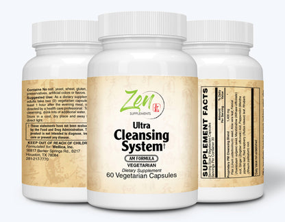 Ultra Cleansing System AM/PM Kit - 100% Herbal Blends - 30 Day Cleanse