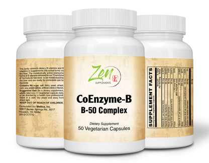 Coenzyme-B-50 B-Complex - 50 Vegcaps