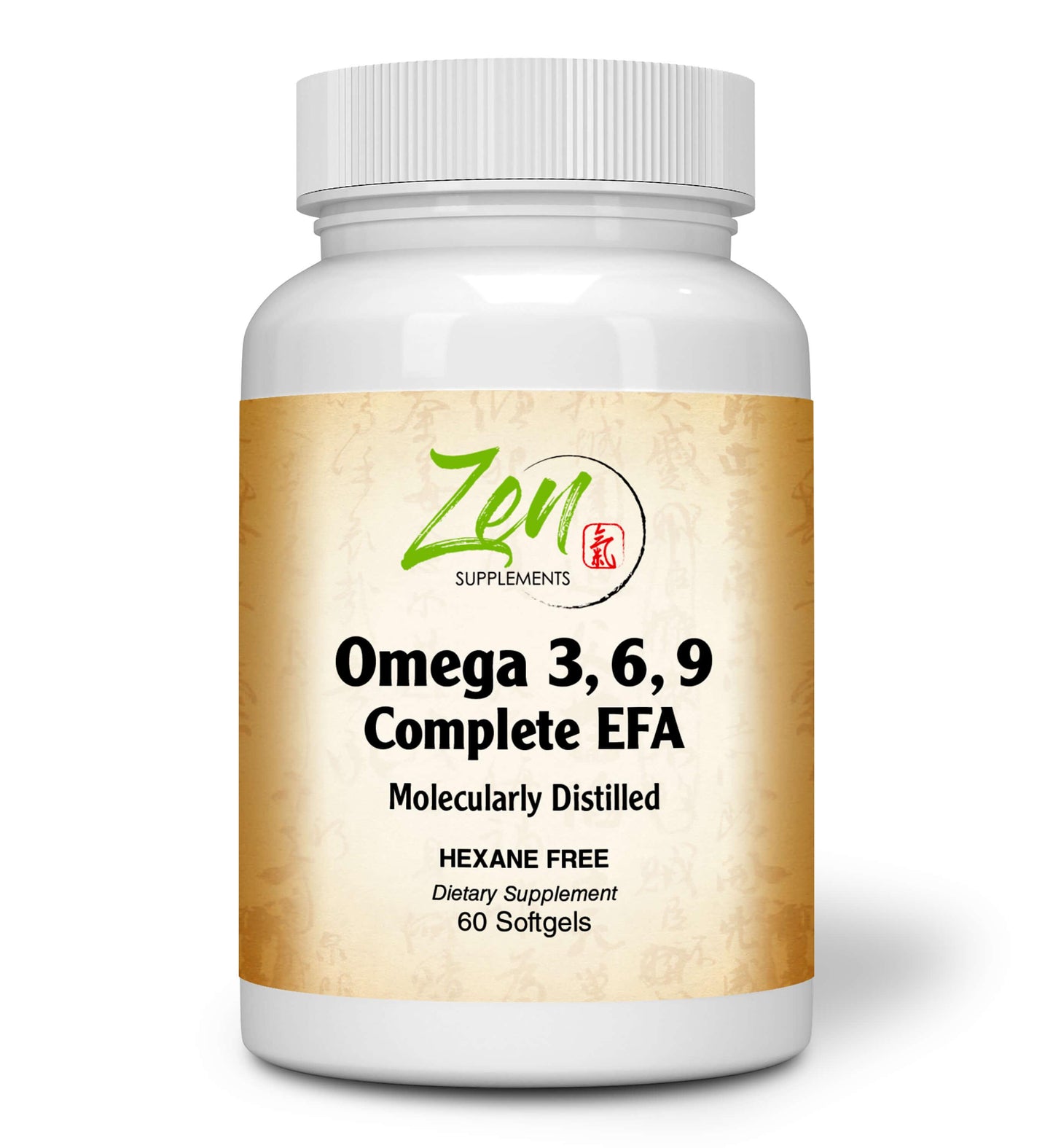 Omega 3-6-9 - Sourced from Deep Sea Fish, Flax Seed & Borage Oils - 60 Softgel