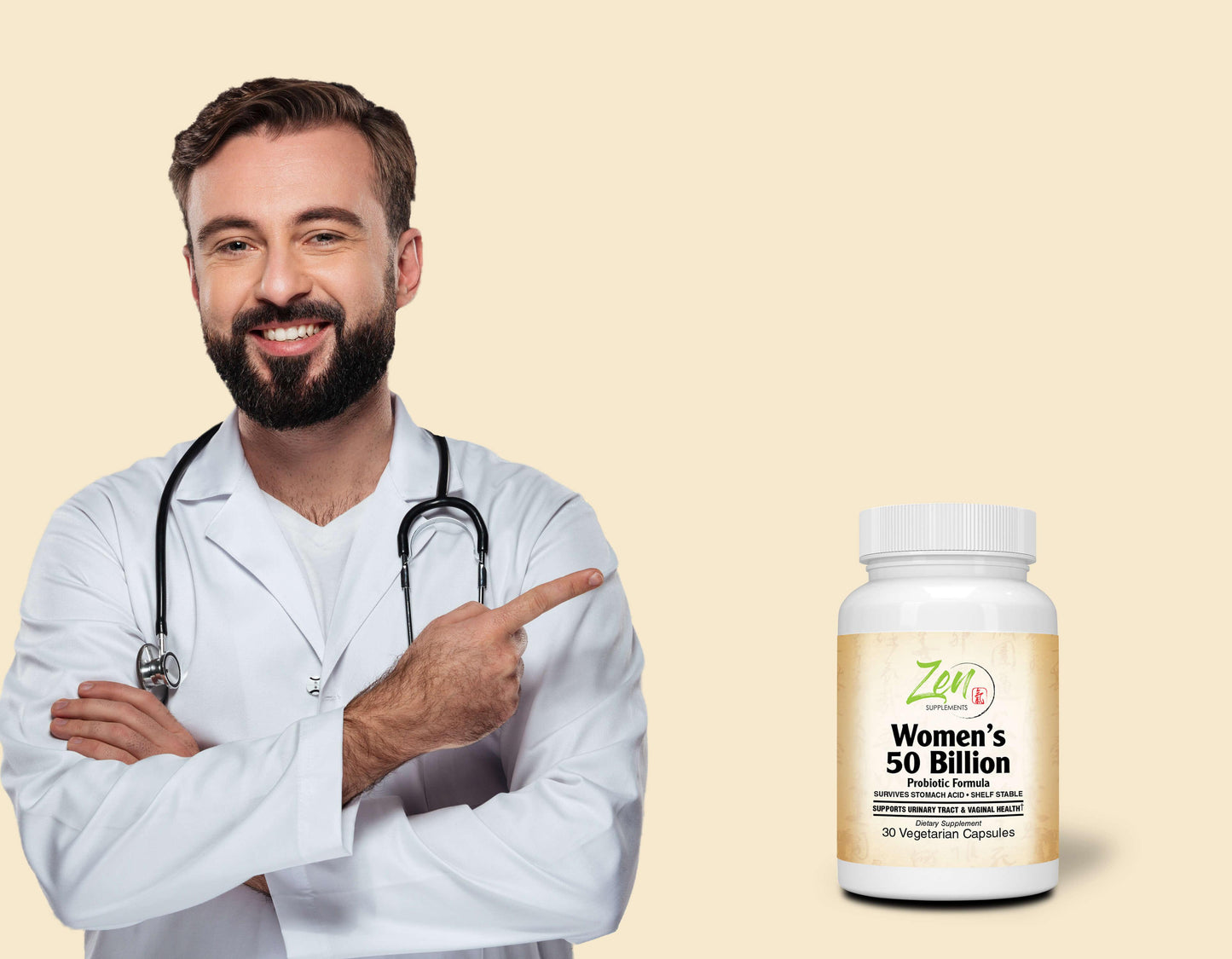 Women's 50 Billion Probiotic Formula - 30 Vegcaps