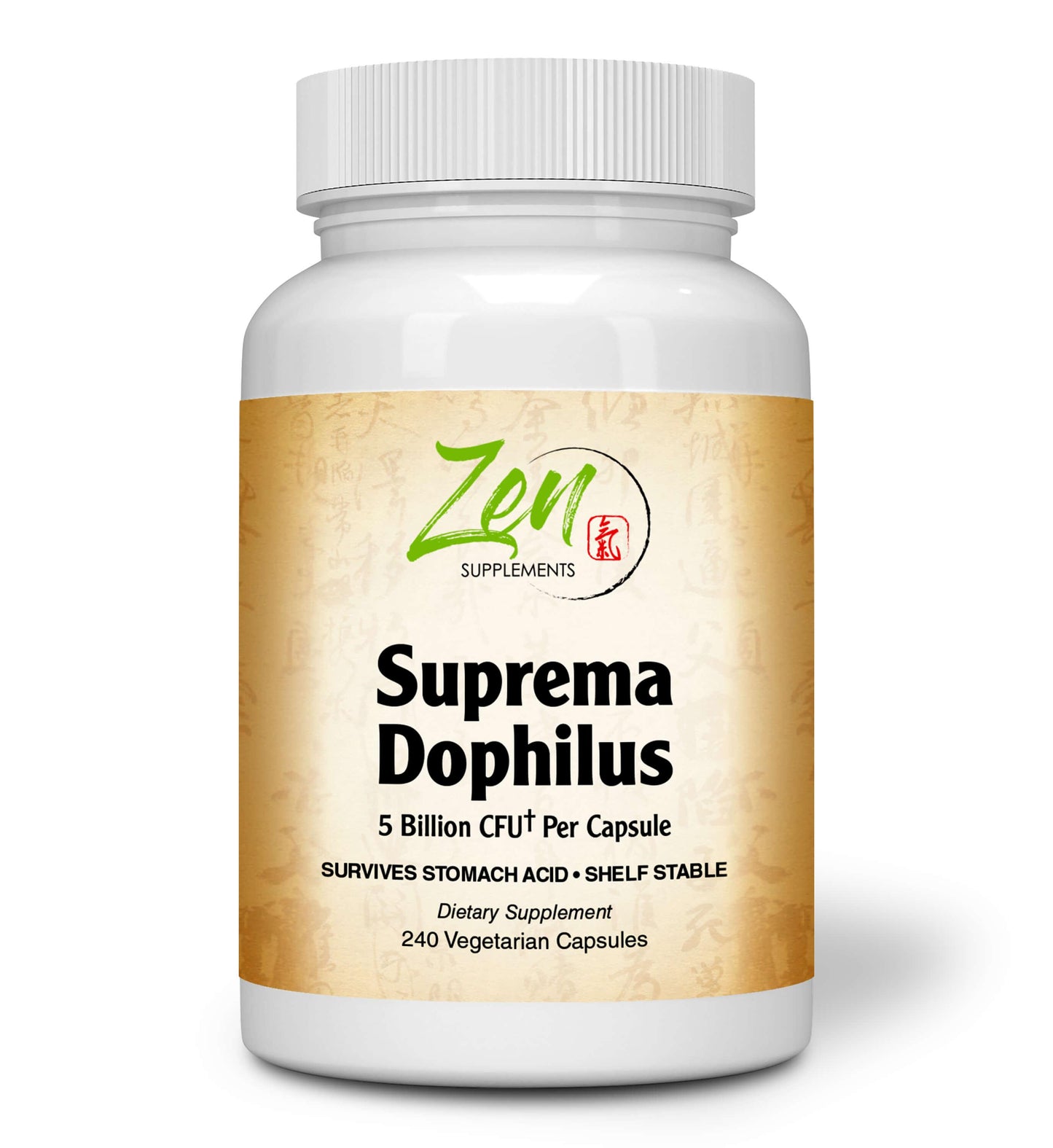 Suprema-Dophilus 5 Billion CFU 8 Strain Probiotic - 240 Caps