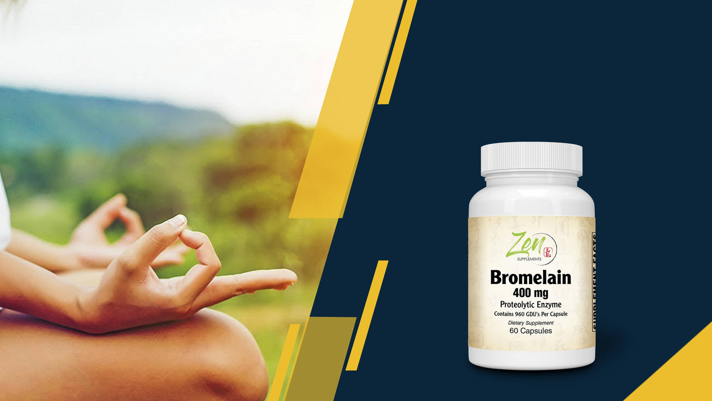 Bromelain Proteolytic Enzyme - 60 Caps