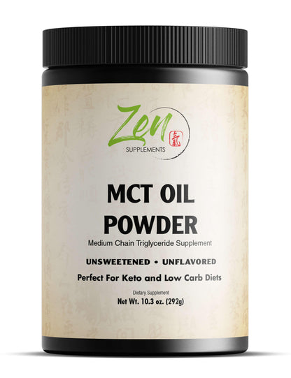 MCT Oil Powder - 100% Pure MCT's - 292g 10.3oz Powder