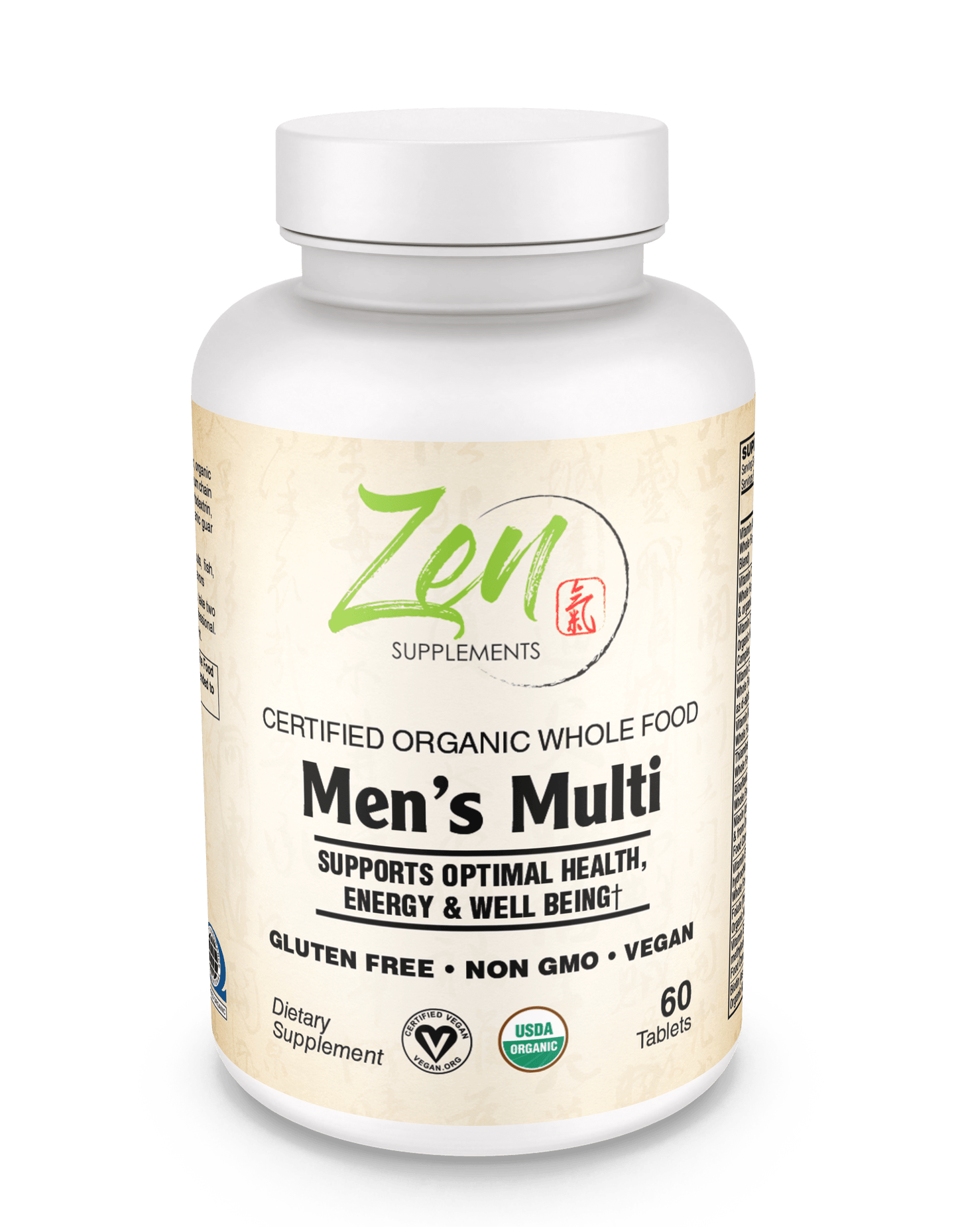 Organic Whole Food Men's Multivitamin 60 TAB