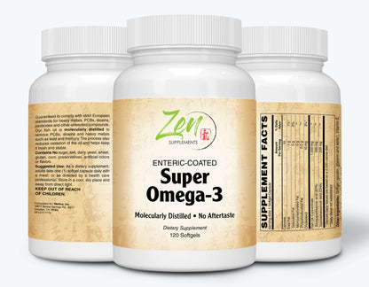 Super Omega-3 - With EPA & DHA - Enteric Coated - 120 Softgel