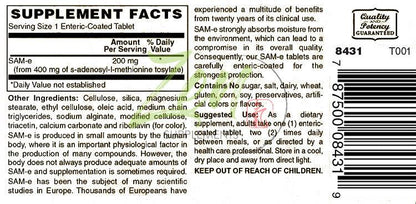 SAM-E 200mg - 30 Tabs
