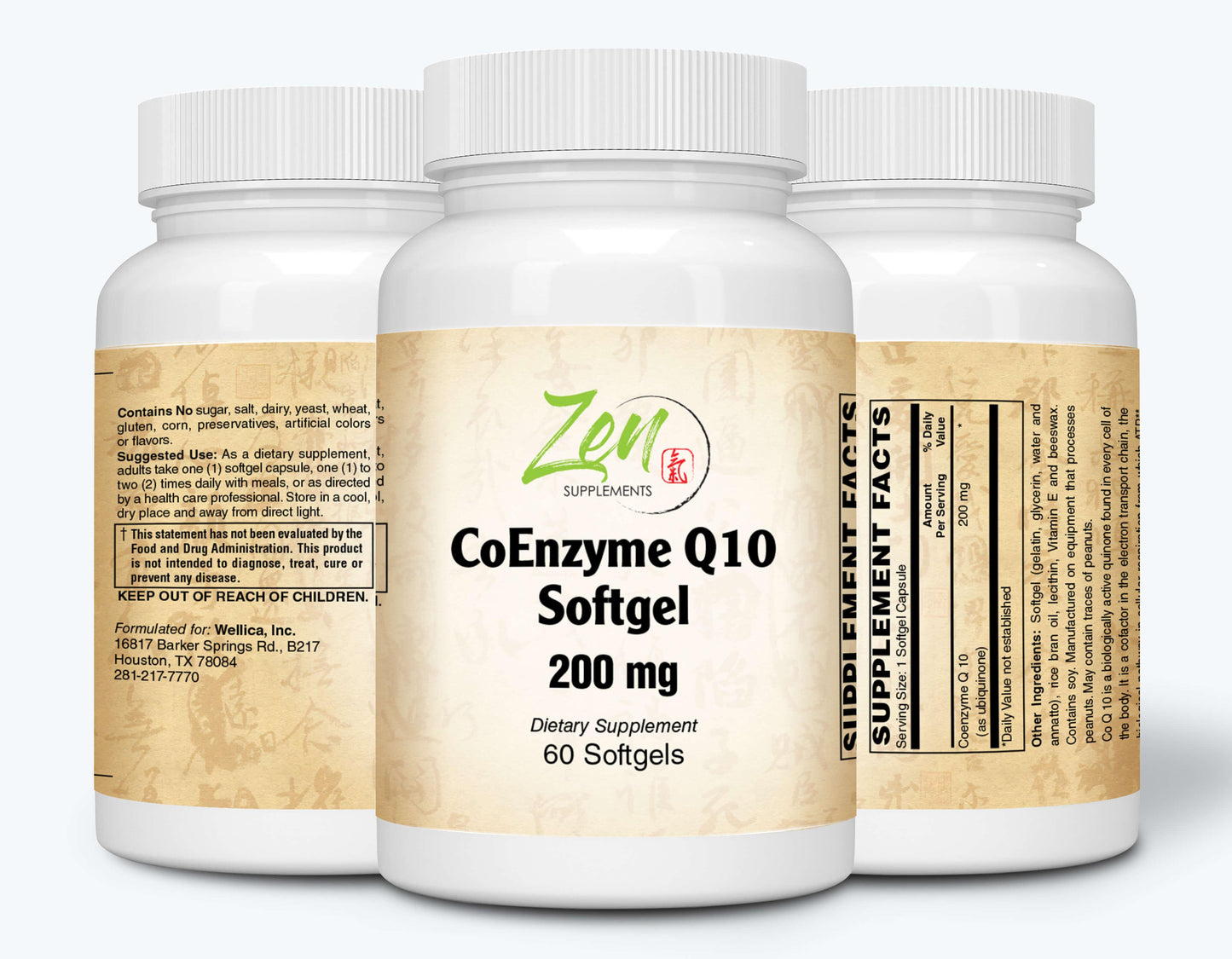 CoQ10 200mg - 60 Softgel