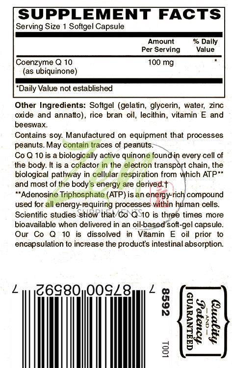 CoQ10 100mg - 60 Softgel