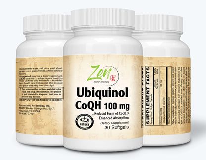 Ubiquinol CoQH 100mg - 30 Softgel