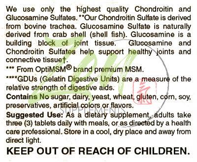 Joint Support - Glucosamine, Chondroitin & Boswellia - 90 Tabs