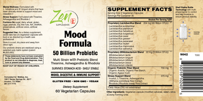 Probiotic Mood Formula 50 Billion 60 VCAP