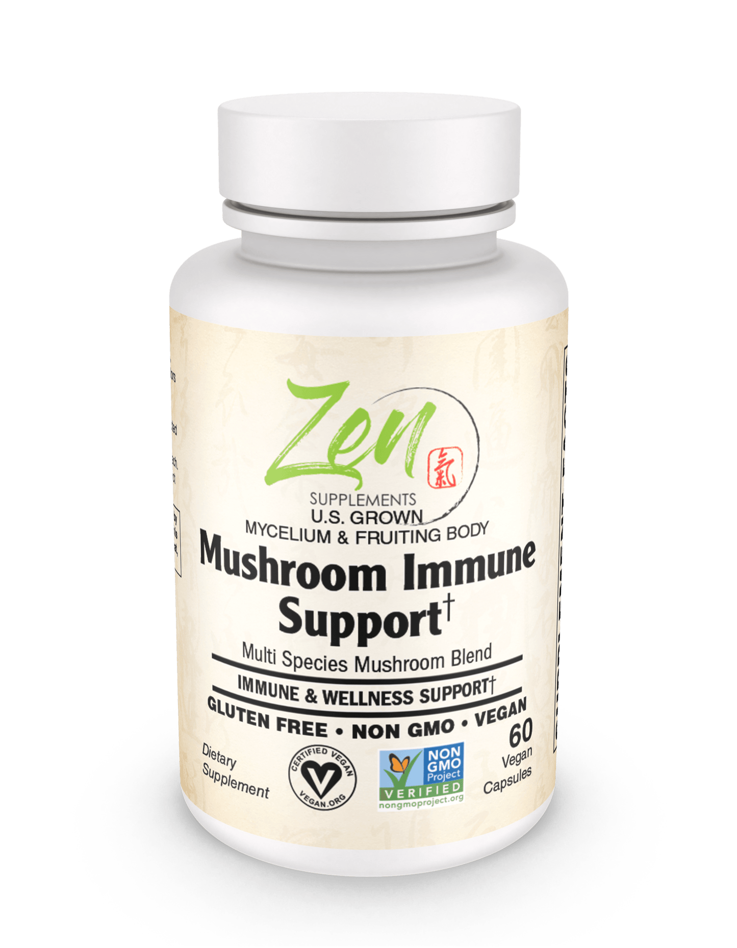 Mushroom Immune Support Supplement 60 Vcaps