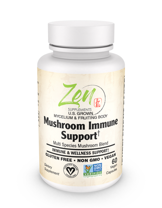 Mushroom Immune Support Supplement 60 Vcaps