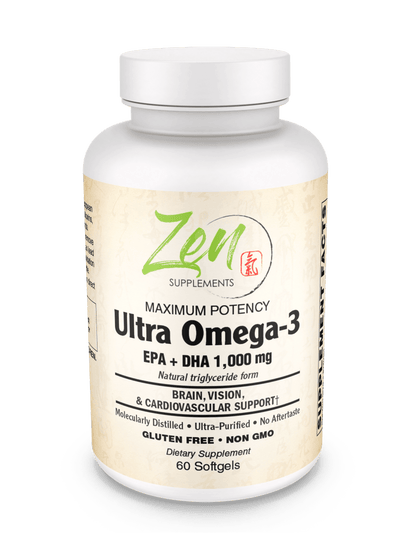 Ultra Omega-3 Fish Oil Supplement 60 SoftGels