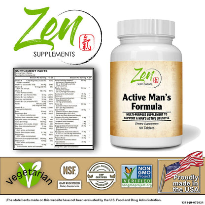 Active Man's Multi-Vitamin - 90 Tabs