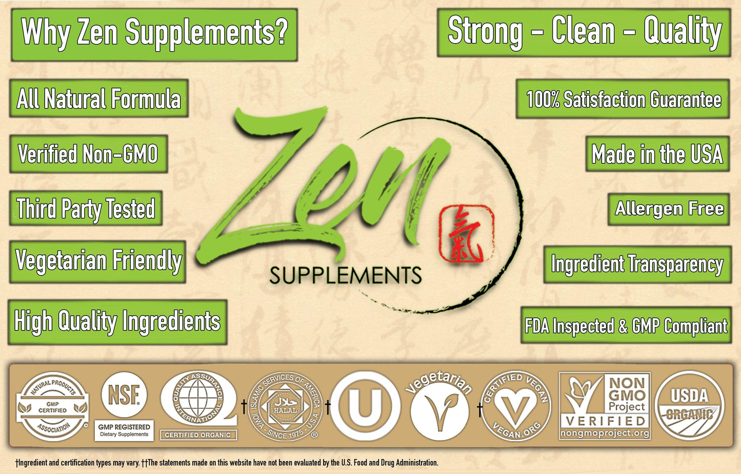 Zen Supplements Turmeric Curcumin C3 Complex® 500mg - 120 Vegcaps